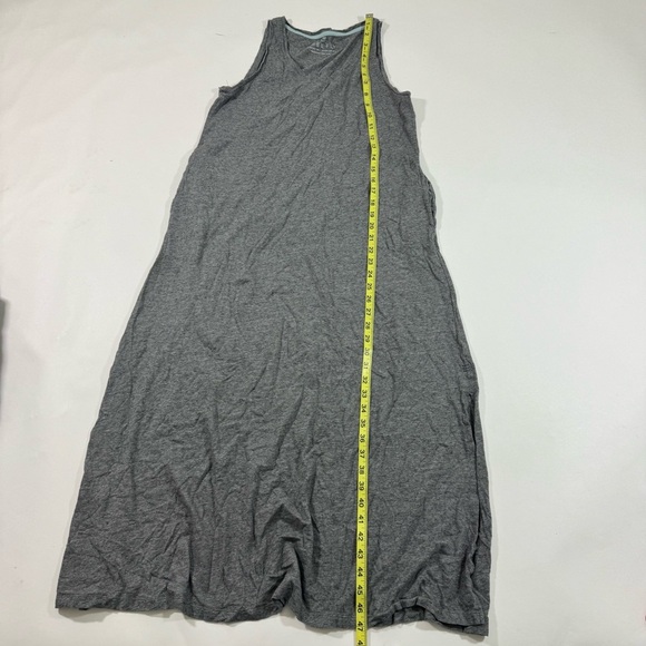 Free Fly Heritage Midi Dress Grey Pockets Size Medium - Picture 8 of 8